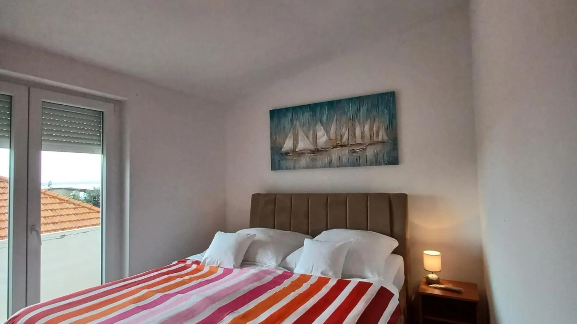 Beachfront Apartment With Balcony And Sea View 브르시 0*,